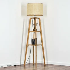 Luminaires Scandinaves-hofstein Sabadim Lampadaire Écru, 1 lumière