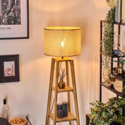 Luminaires Scandinaves-hofstein Sabadim Lampadaire Écru, 1 lumière