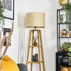 Luminaires Scandinaves-hofstein Sabadim Lampadaire Écru, 1 lumière