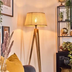 Luminaires Scandinaves-hofstein Sabadim Lampadaire Écru, 1 lumière