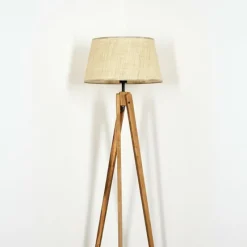 Luminaires Scandinaves-hofstein Sabadim Lampadaire Écru, 1 lumière