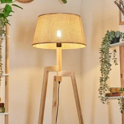 Luminaires Scandinaves-hofstein Sabadim Lampadaire Écru, 1 lumière