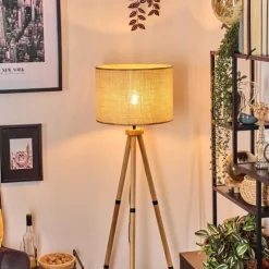 Luminaires Scandinaves-hofstein Sabadim Lampadaire Écru, 1 lumière