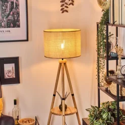 Luminaires Scandinaves-hofstein Sabadim Lampadaire Écru, 1 lumière