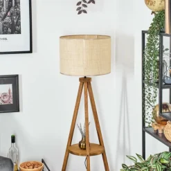 Luminaires Scandinaves-hofstein Sabadim Lampadaire Écru, 1 lumière