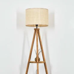 Luminaires Scandinaves-hofstein Sabadim Lampadaire Écru, 1 lumière