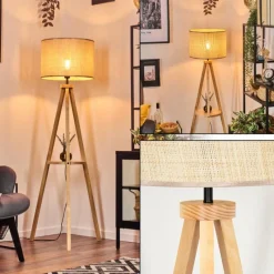 Luminaires Scandinaves-hofstein Sabadim Lampadaire Écru, 1 lumière