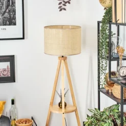 Luminaires Scandinaves-hofstein Sabadim Lampadaire Écru, 1 lumière