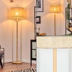 Luminaires Scandinaves-hofstein Sabadim Lampadaire Écru, 1 lumière