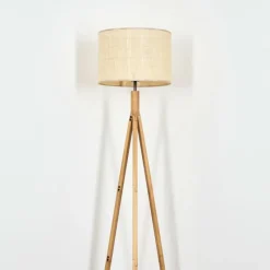 Luminaires Scandinaves-hofstein Sabadim Lampadaire Écru, 1 lumière