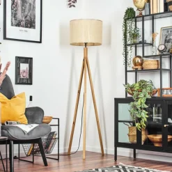 Luminaires Scandinaves-hofstein Sabadim Lampadaire Écru, 1 lumière