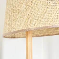 Luminaires Scandinaves-hofstein Sabadim Lampadaire Écru, 1 lumière