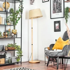 Luminaires Scandinaves-hofstein Sabadim Lampadaire Écru, 1 lumière