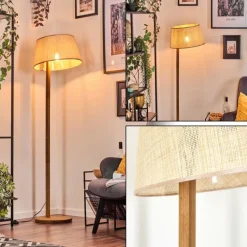 Luminaires Scandinaves-hofstein Sabadim Lampadaire Écru, 1 lumière