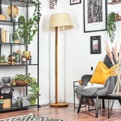 Luminaires Scandinaves-hofstein Sabadim Lampadaire Écru, 1 lumière