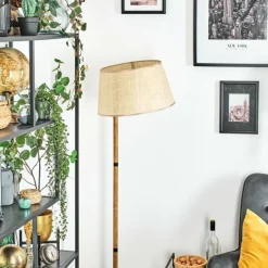 Lampes En Tissu-hofstein Sabadim Lampadaire Écru, 1 lumière