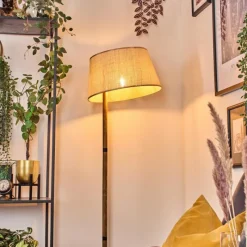 Lampes En Tissu-hofstein Sabadim Lampadaire Écru, 1 lumière