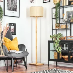 Luminaires Scandinaves-hofstein Sabadim Lampadaire Écru, 1 lumière