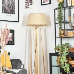 Luminaires Scandinaves-hofstein Sabadim Lampadaire Écru, 1 lumière