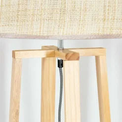 Luminaires Scandinaves-hofstein Sabadim Lampadaire Écru, 1 lumière
