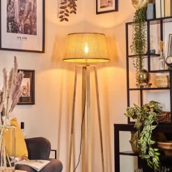 Luminaires Scandinaves-hofstein Sabadim Lampadaire Écru, 1 lumière