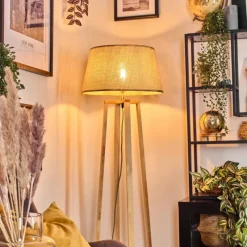 Luminaires Scandinaves-hofstein Sabadim Lampadaire Écru, 1 lumière