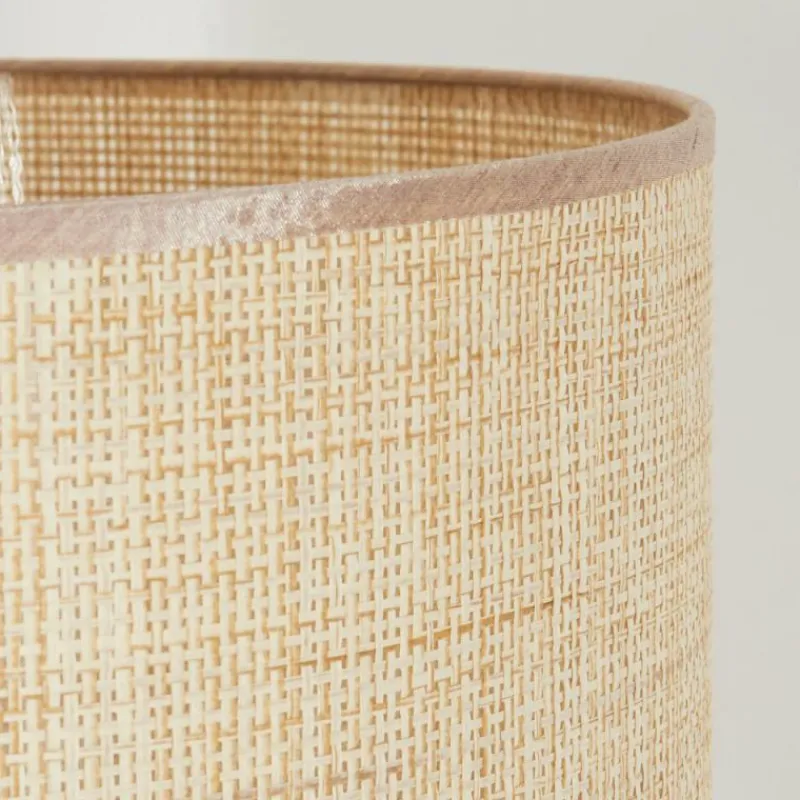 Luminaires Scandinaves-hofstein Sabadim Lampadaire Écru, Noir, 1 lumière