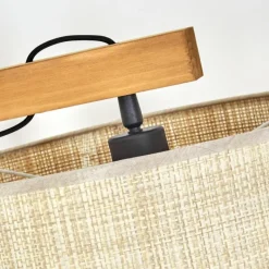 Luminaires Scandinaves-hofstein Sabadim Lampadaire Écru, Noir, 1 lumière