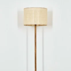 Luminaires Scandinaves-hofstein Sabadim Lampadaire Écru, Noir, 1 lumière