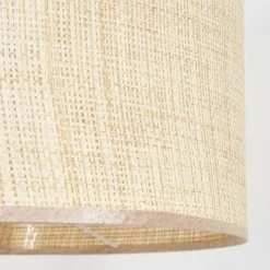 Luminaires Scandinaves-hofstein Sabadim Lampadaire Écru, Noir, 1 lumière