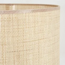 Luminaires Scandinaves-hofstein Sabadim Lampadaire Écru, Noir, 1 lumière