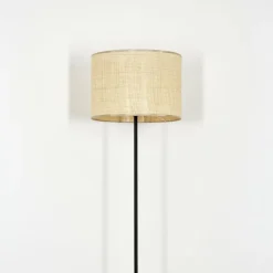 Luminaires Scandinaves-hofstein Sabadim Lampadaire Noir, 1 lumière