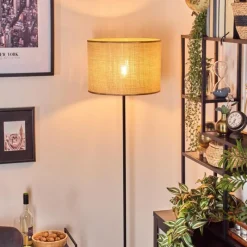 Luminaires Scandinaves-hofstein Sabadim Lampadaire Noir, 1 lumière