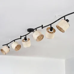 hofstein Sabadim Plafonnier beige, Écru, 6 lumières