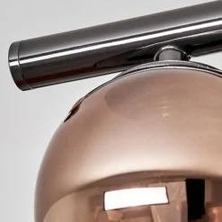 hofstein Sacoselo Plafonnier, Boule lumineuse Noir, 9 lumières