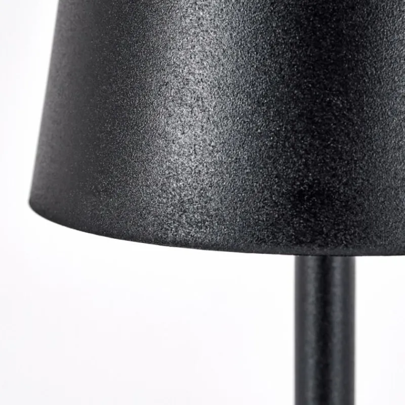 hofstein Salgadinho Lampe à poser LED Noir, 1 lumière