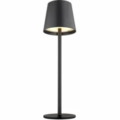Luminaires Globo Lighting Salgadinho Lampe de table d'extérieur LED Anthracite, 1 lumière