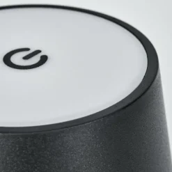 hofstein Salgadinho Lampe de table d'extérieur, Lampe à poser LED Noir, 1 lumière