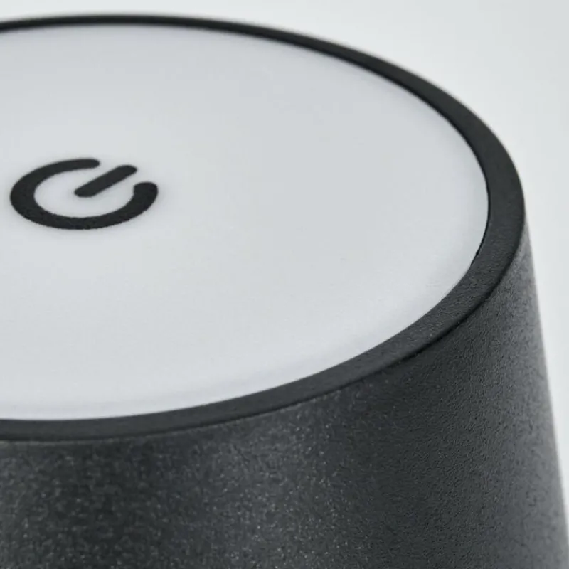 hofstein Salgadinho Lampe de table d'extérieur, Lampe à poser LED Noir, 1 lumière