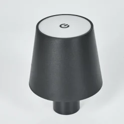 hofstein Salgadinho Lampe de table d'extérieur, Lampe à poser LED Noir, 1 lumière