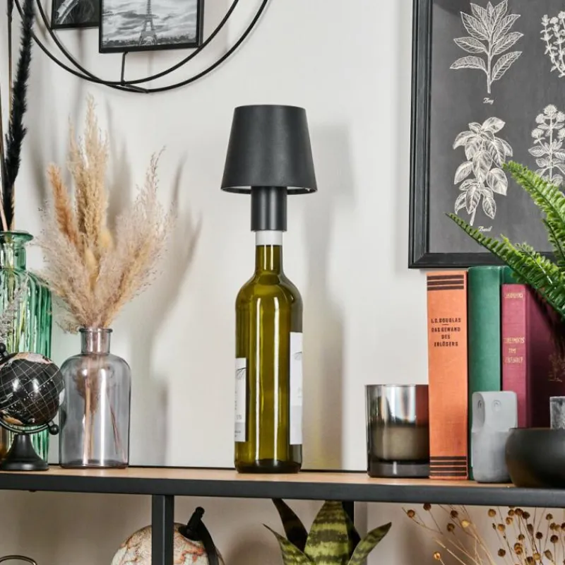 hofstein Salgadinho Lampe de table d'extérieur, Lampe à poser LED Noir, 1 lumière