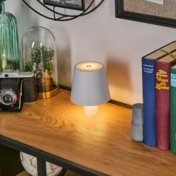 hofstein Salgadinho Lampe de table d'extérieur, Lampe à poser LED Blanc, 1 lumière