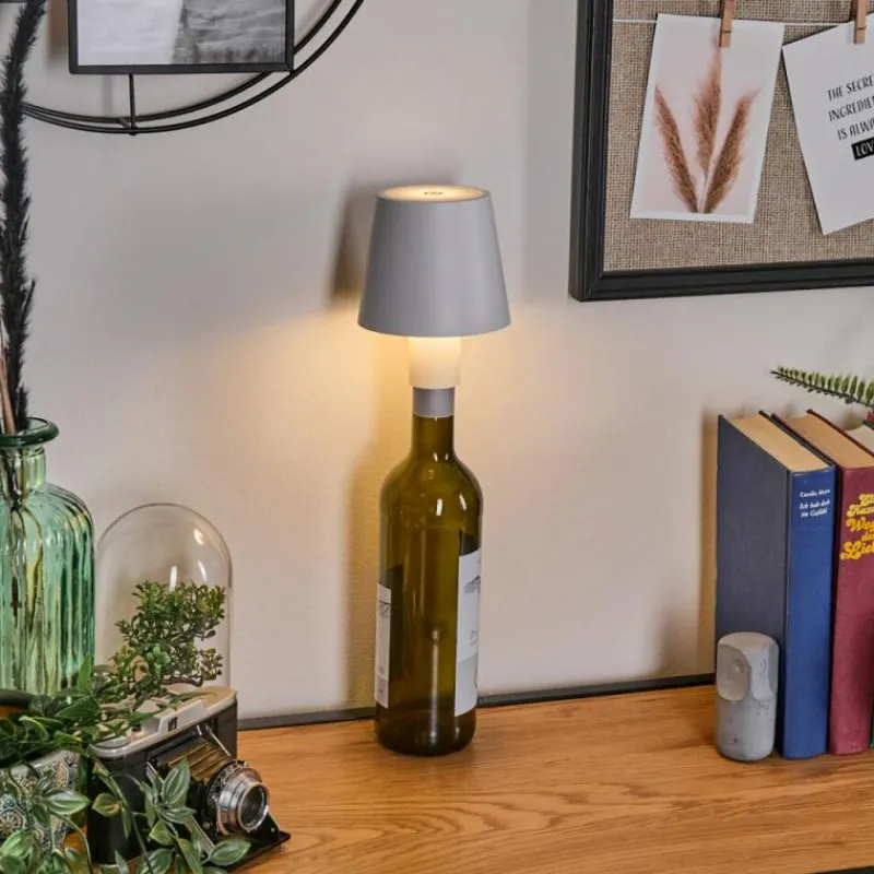 hofstein Salgadinho Lampe de table d'extérieur, Lampe à poser LED Blanc, 1 lumière