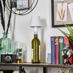 hofstein Salgadinho Lampe de table d'extérieur, Lampe à poser LED Blanc, 1 lumière