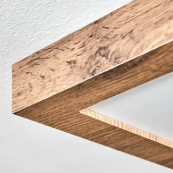 Luminaires Scandinaves-hofstein Salmi LED Couleur bois, Noir, 1 lumière, Télécommandes