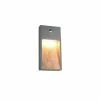 Lampes En Bois-Luminaires Trio SALMON Applique murale LED Bois clair, 1 lumière, Détecteur de mouvement