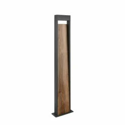 Lampes En Bois-Luminaires Trio SALMON Lampadaire d'extérieur LED Bois clair, 1 lumière