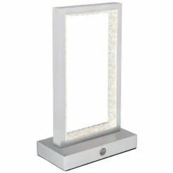 Luminaires Globo Lighting Samega Lampe à poser LED Gris, 1 lumière* Lampes À Poser