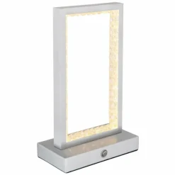 Luminaires Globo Lighting Samega Lampe à poser LED Gris, 1 lumière* Lampes À Poser