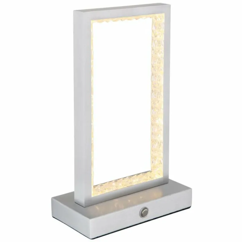 Luminaires Globo Lighting Samega Lampe à poser LED Gris, 1 lumière* Lampes À Poser